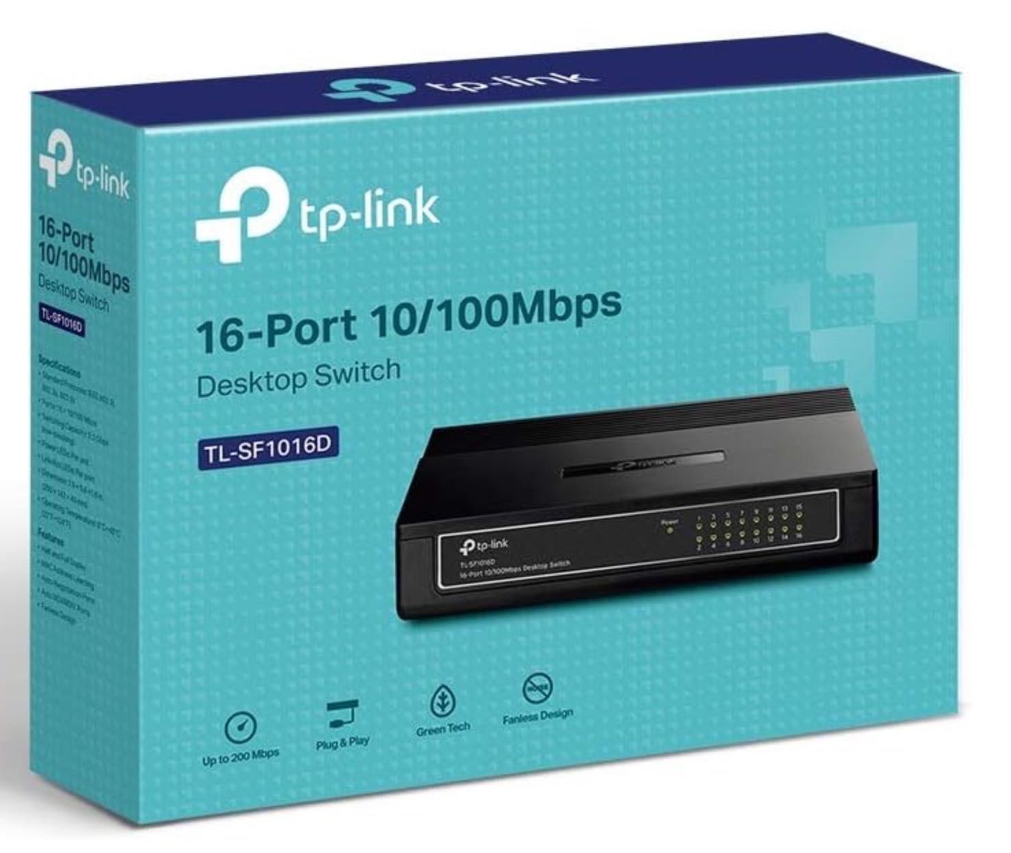 Switch TP-Link TL-SF1016D 16-Port 10/100 Mbps