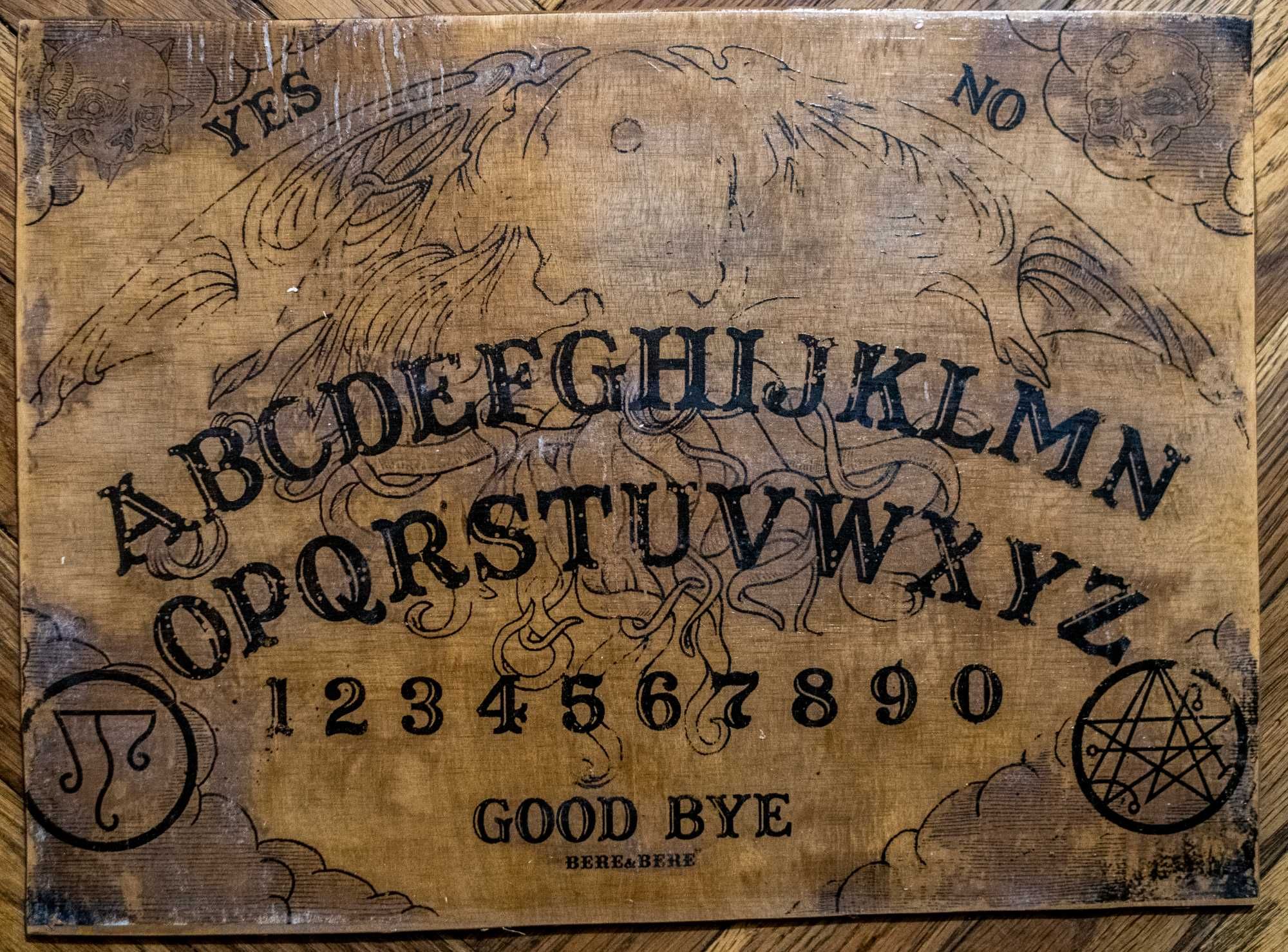 Tablica Ouija Lovecraft Cthulhu halloween gra plansza spirytyzm