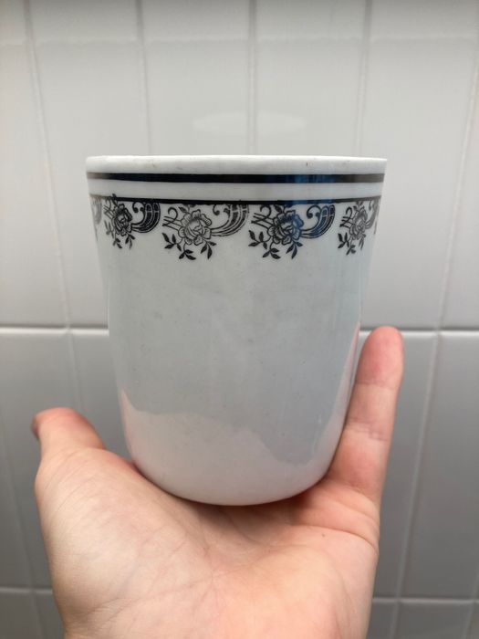 Kubek ceramiczny Chodzież PRL sygnowany