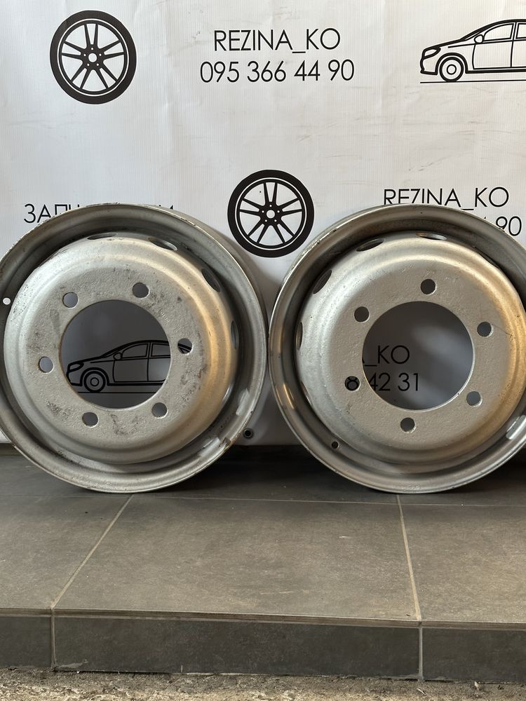 Диски сталеві спарка 6х205 R16 Iveco Daily,Mercedes Vario,609