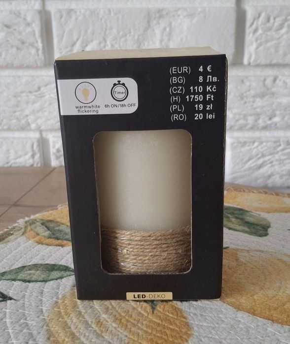 Świece woskowe led
