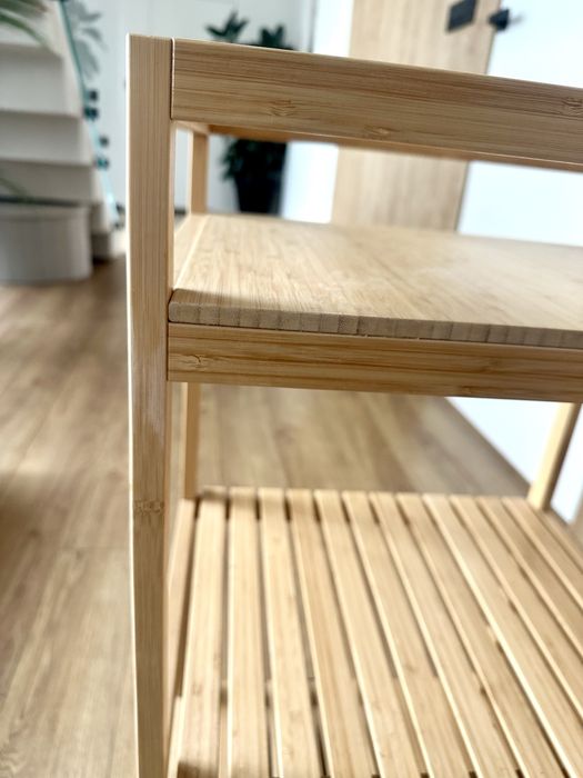 Regał stojak bambusowy z kółkami Ikea Ragrund