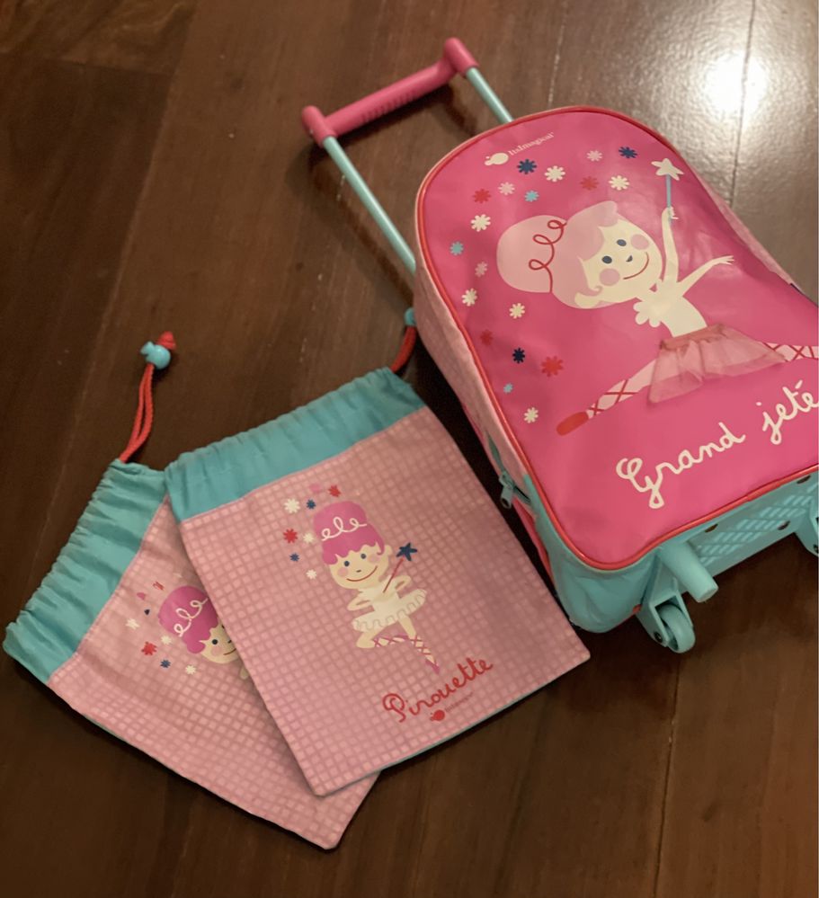 Mochila menina rosa Imaginarium bailarina modelo Petite Giselle