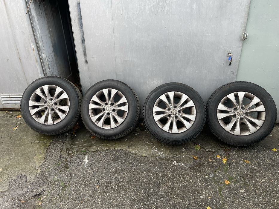 Диски з резиною r15 5/112 Skoda VW Seat(Octavia,Golf,Leon,Touran)