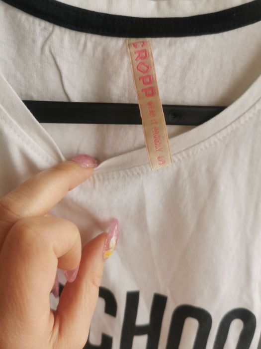 Bokserka bluzka młodzieżowa top na lato xs s