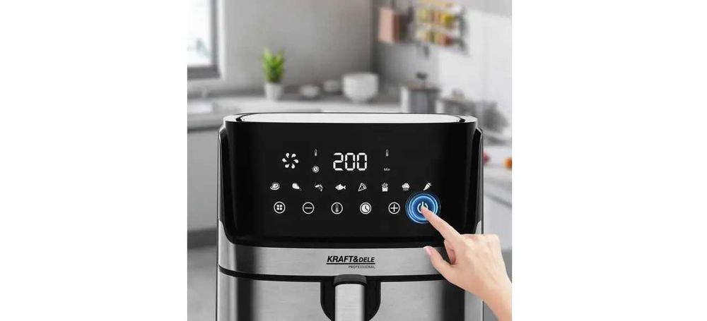 Багатофункціональна аерофритюрниця Kraft&Dele 1850 Вт KD4101 мультупіч