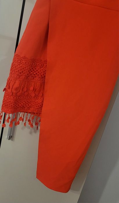 Nowa przepiękna dopasowana sukienka asymetryczna bez ramiączek XS