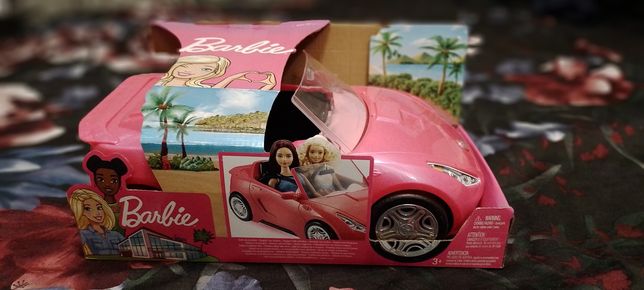 Lalka Barbie DVX59 35 cm samochod kabriolet