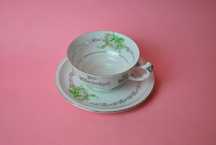 Filiżanka duo srebrne gody porcelana bawaria schwarzenhammer
