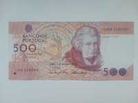Banknot Portugalia - 500 escudos z 1993 r.