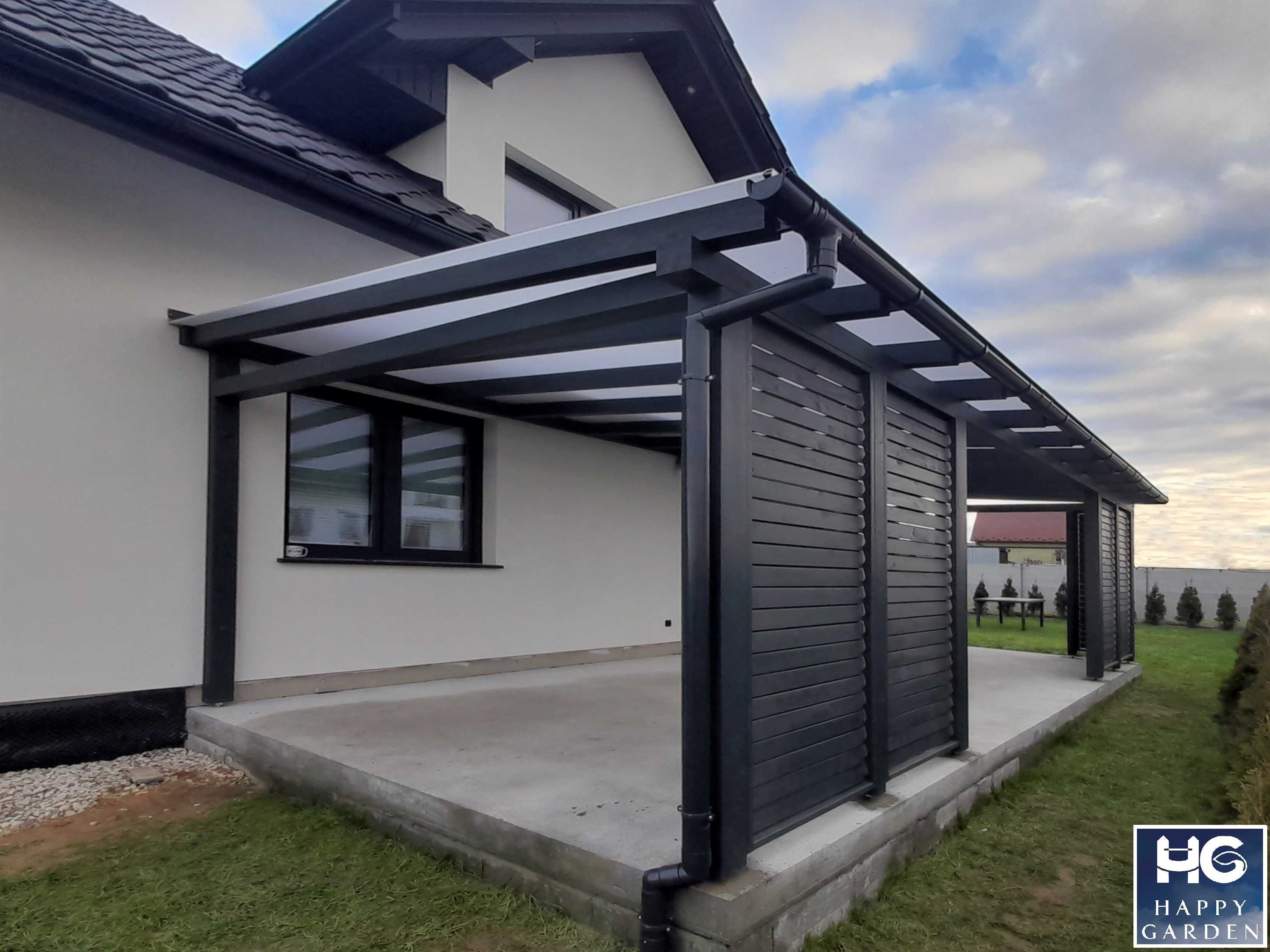 Zadaszenie tarasu, Patio, żaluzje regulowane + Wizualizacja 3D