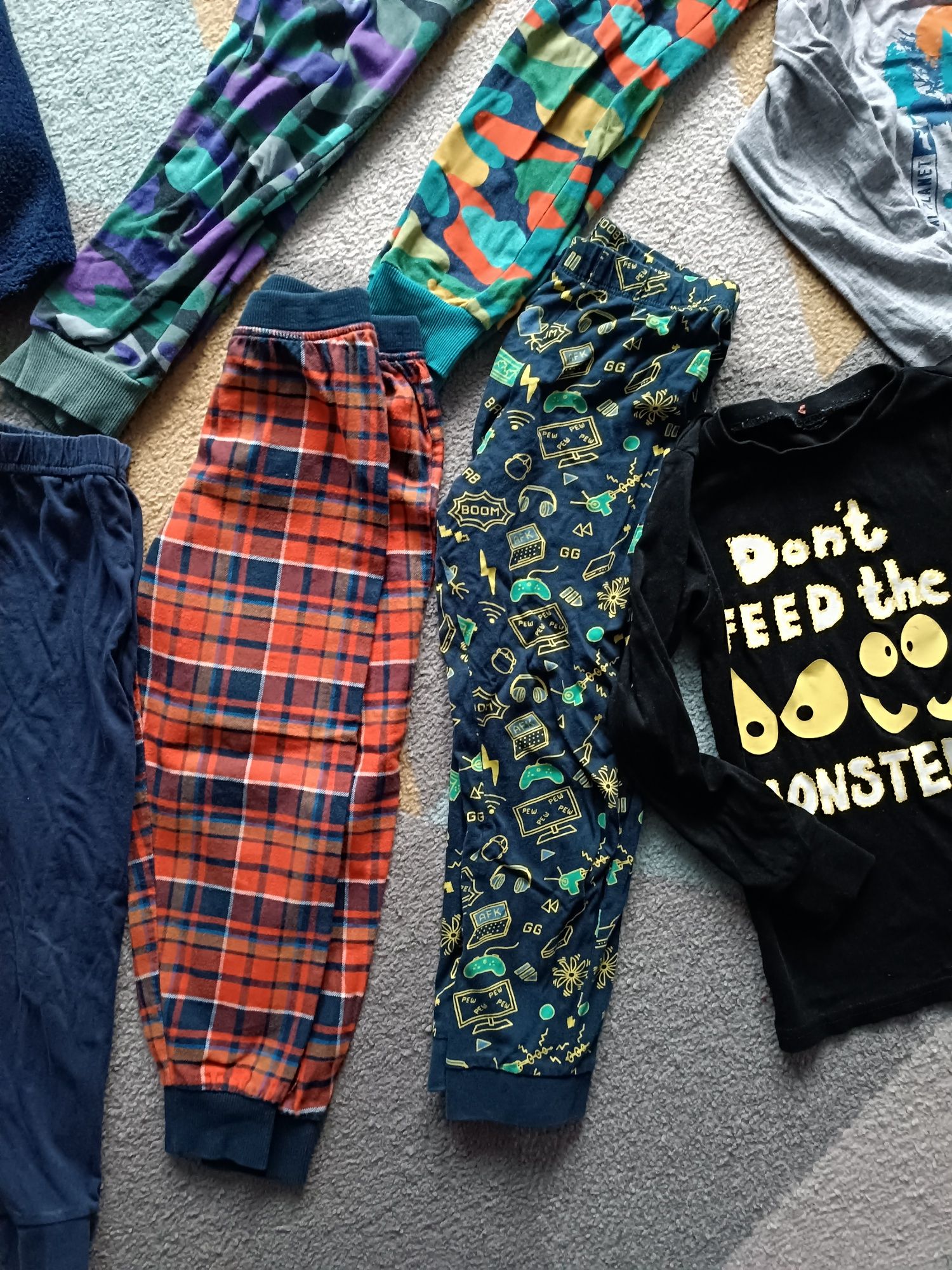 Zestaw piżama komplet zestaw next moro szlafrok spodnie KappAhl h&m