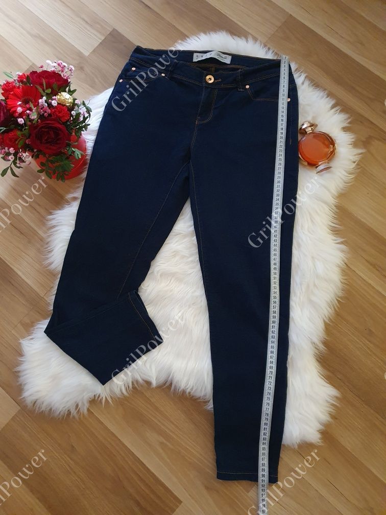 Spodnie Jeansowe Skinny grantowe Denim&Co roz. M