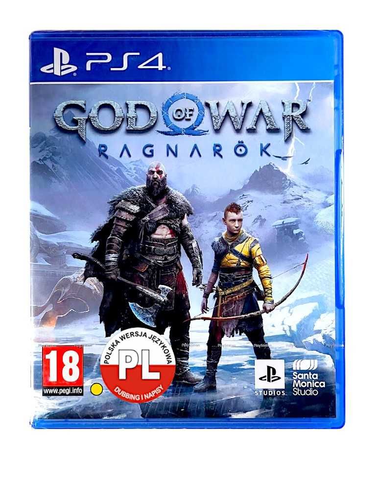 God of War: Ragnarok / Gra PS4 / Dubbing PL / Skup Gier / Warszawa