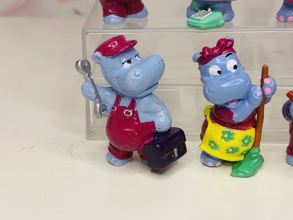 Kinder niespodzianka hipopotamy, Die Happy Hippo Company, vintage