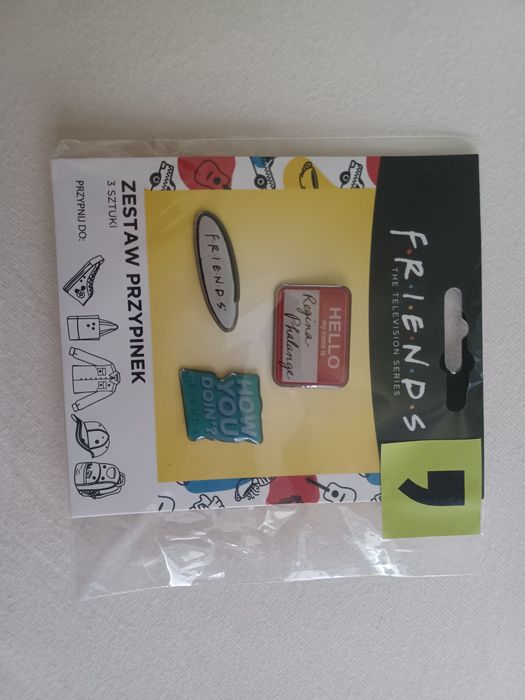 zestaw przypinek FRIENDS