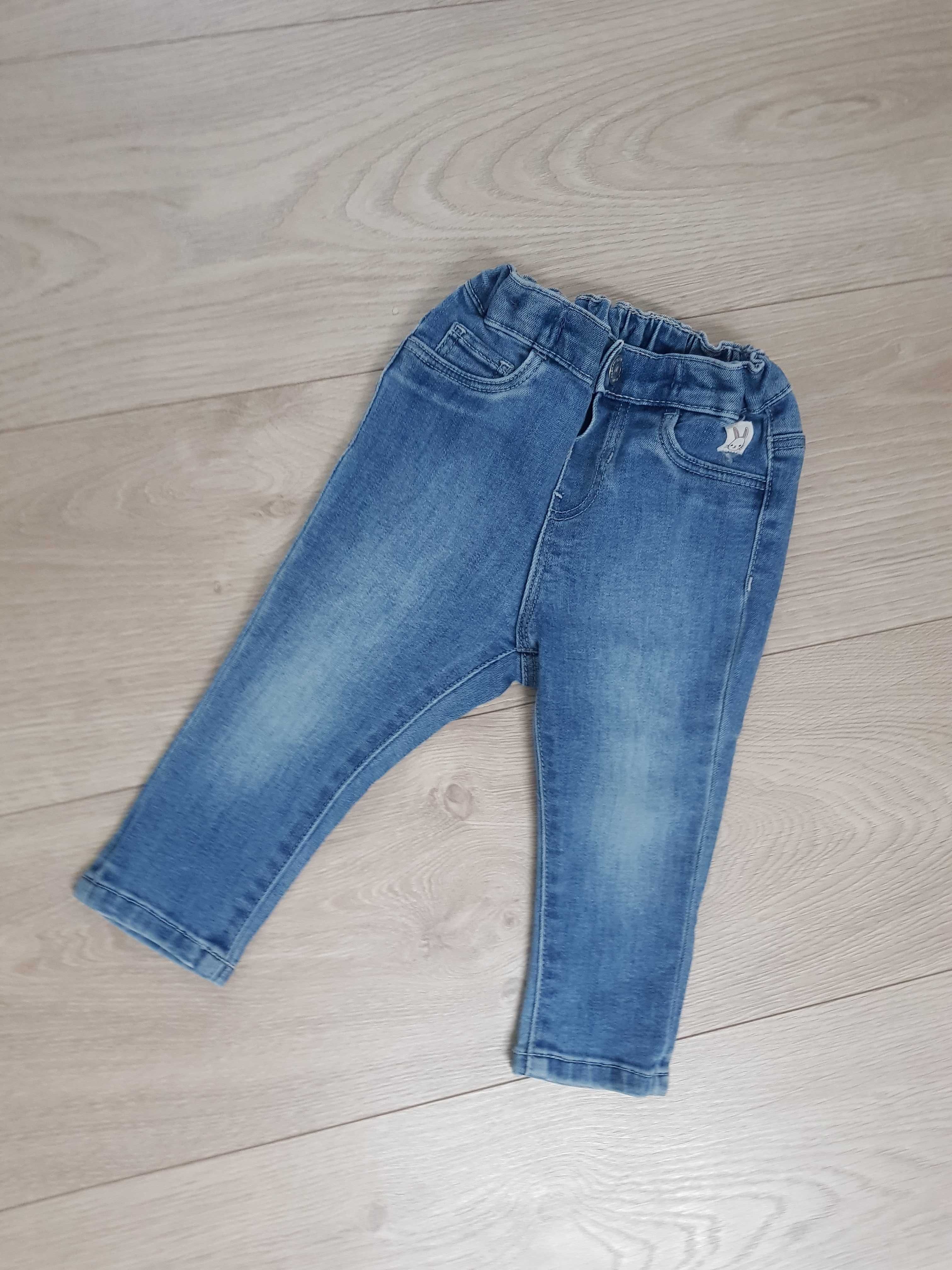 Dżinsy jeansy spodnie H&M 74 stan idealny