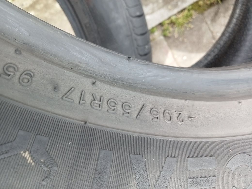 2x Opony Używane Letnie 205/55R17 Ceat