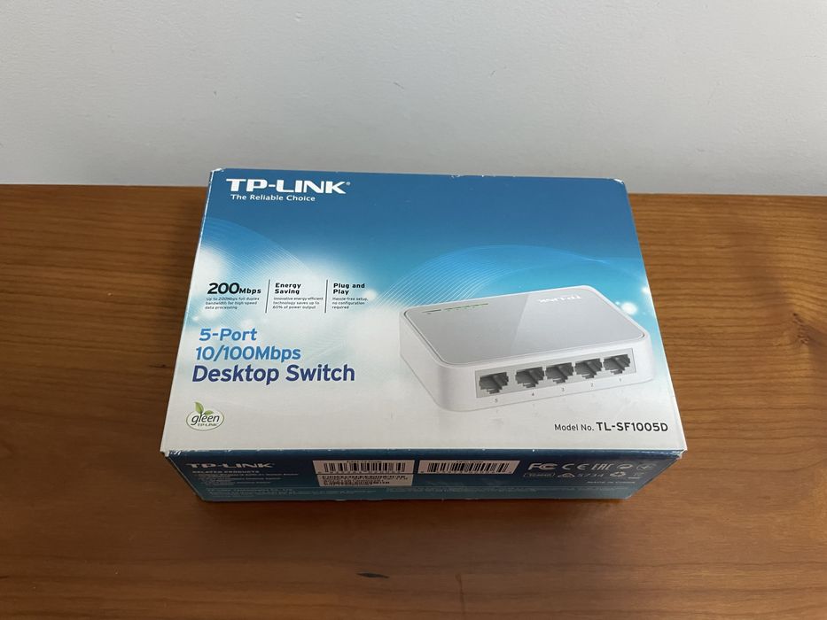 Switch TP-LINK SF1005D//Camera Monitoramento TP-LINK Cloud