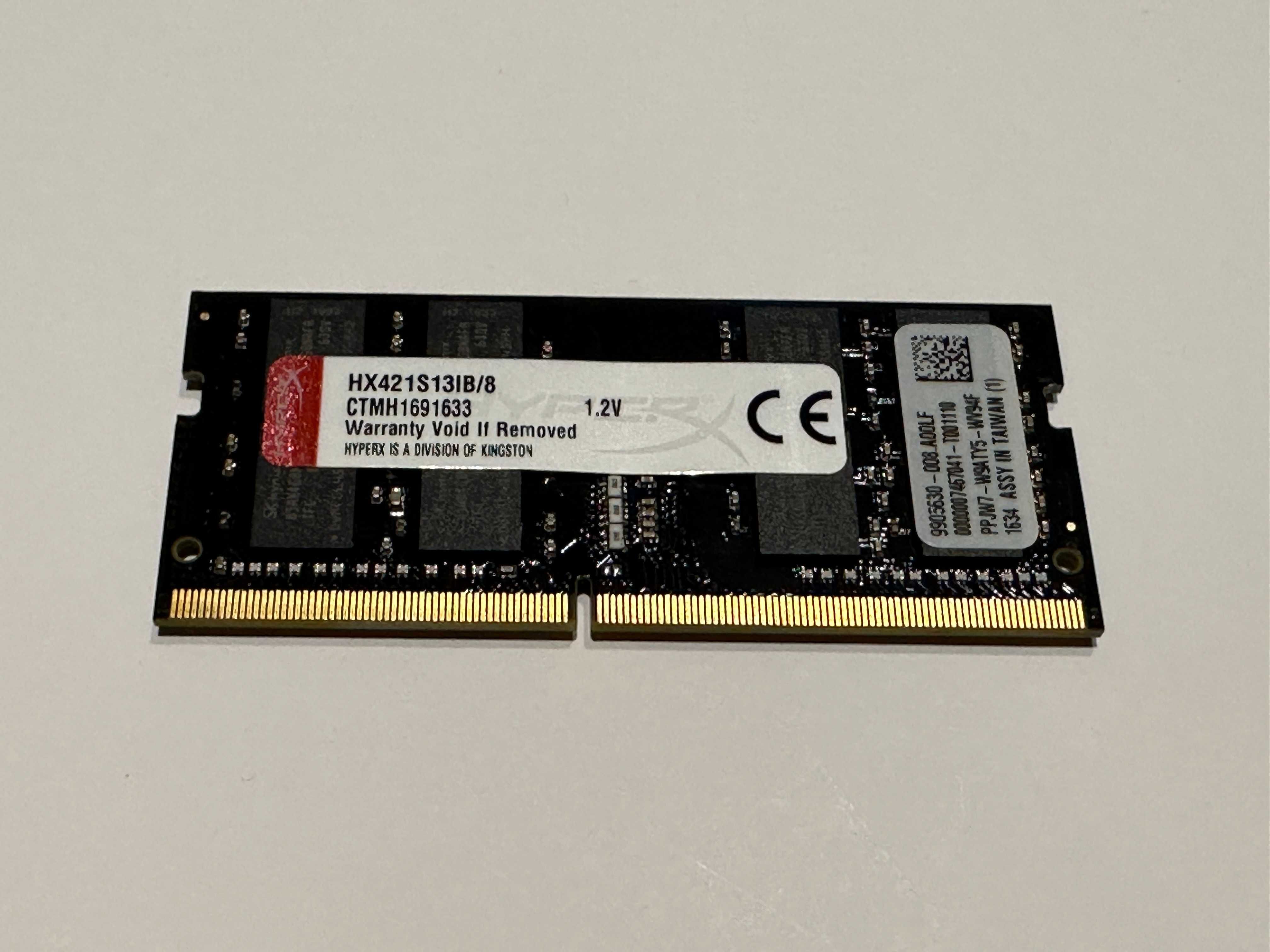 Pamięć RAM | 16GB | HyperX Impact 8GB |  SK HYNIX 8GB | DDR4 SO-DIMM