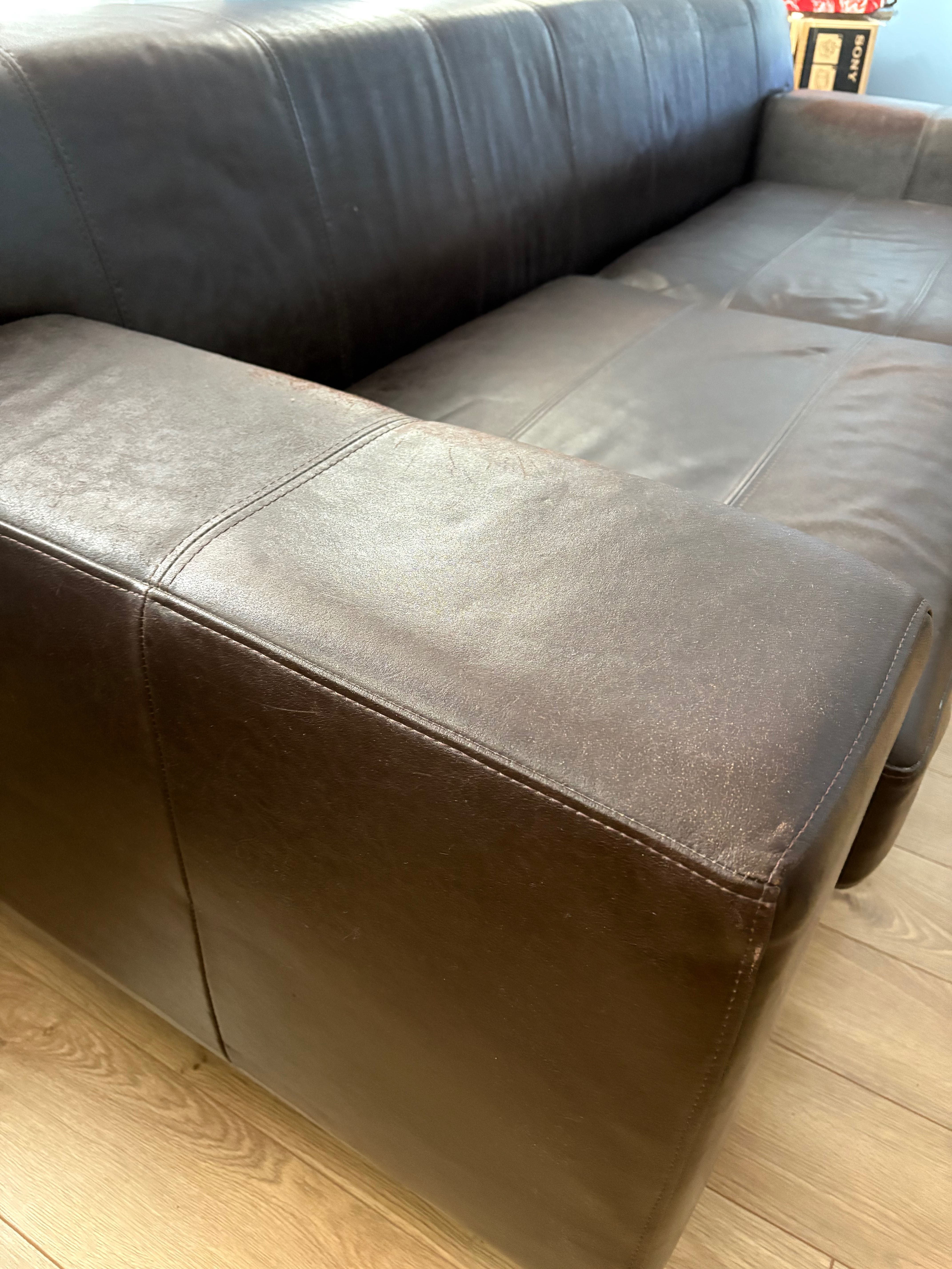 Sofa Ikea 2,2x0,8 skorzana