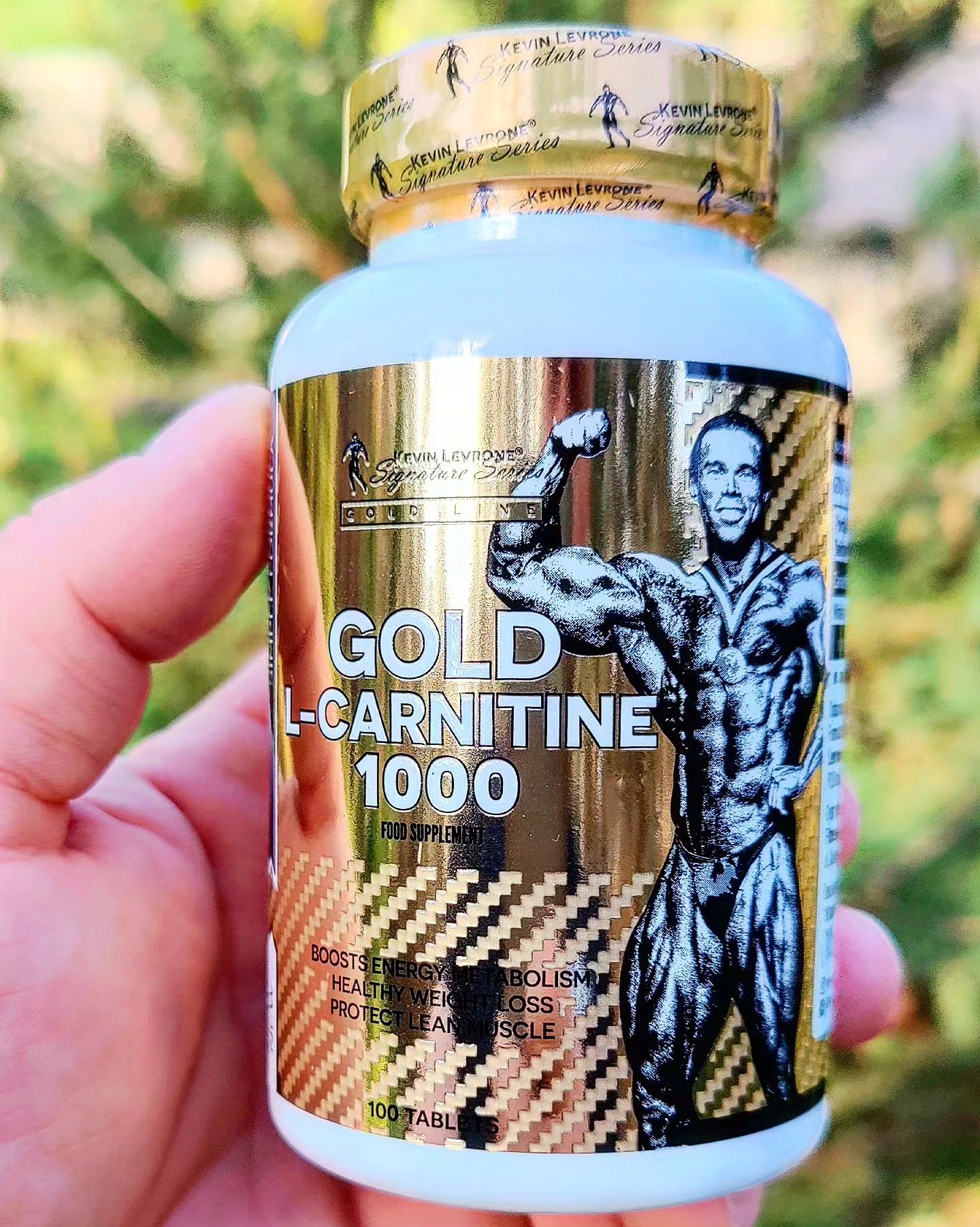 Л-карнітин Kevin Levrone Gold L-Carnitine Tartrate 1000 мг 100 таб.