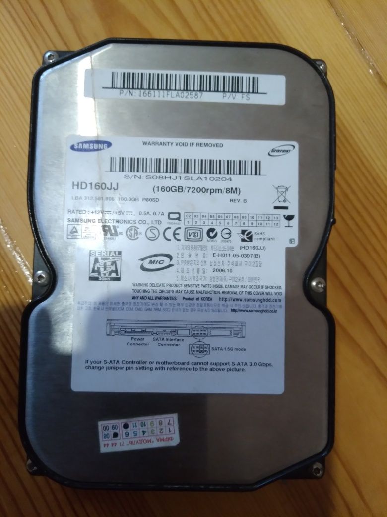 Жорсткі диски Hdd 3,5, 2,5