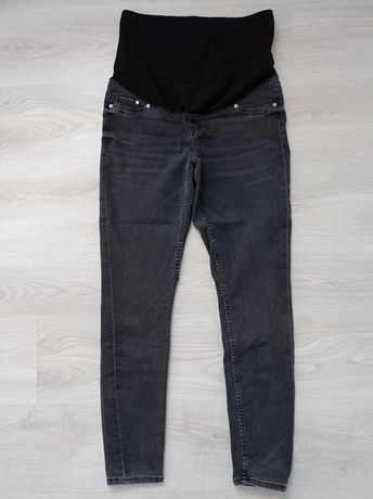 H&M Mama spodnie jeansy ciążowe super skinny 40 L
