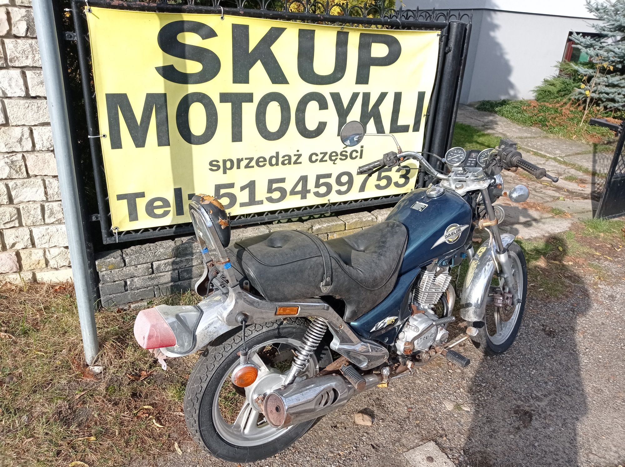 daelim vs125 części głowica lagi cylinder stator bak dekiel vc vl vt
