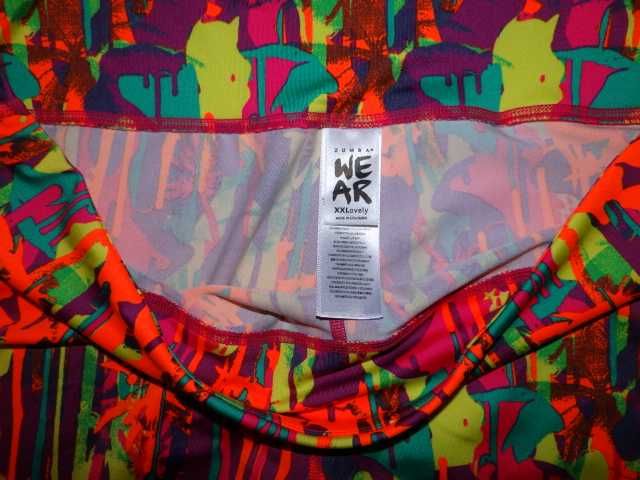 Damskie Legginsy - Zumba Capri Royal Emerald