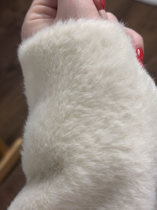 Еко шубка довга під альпаку