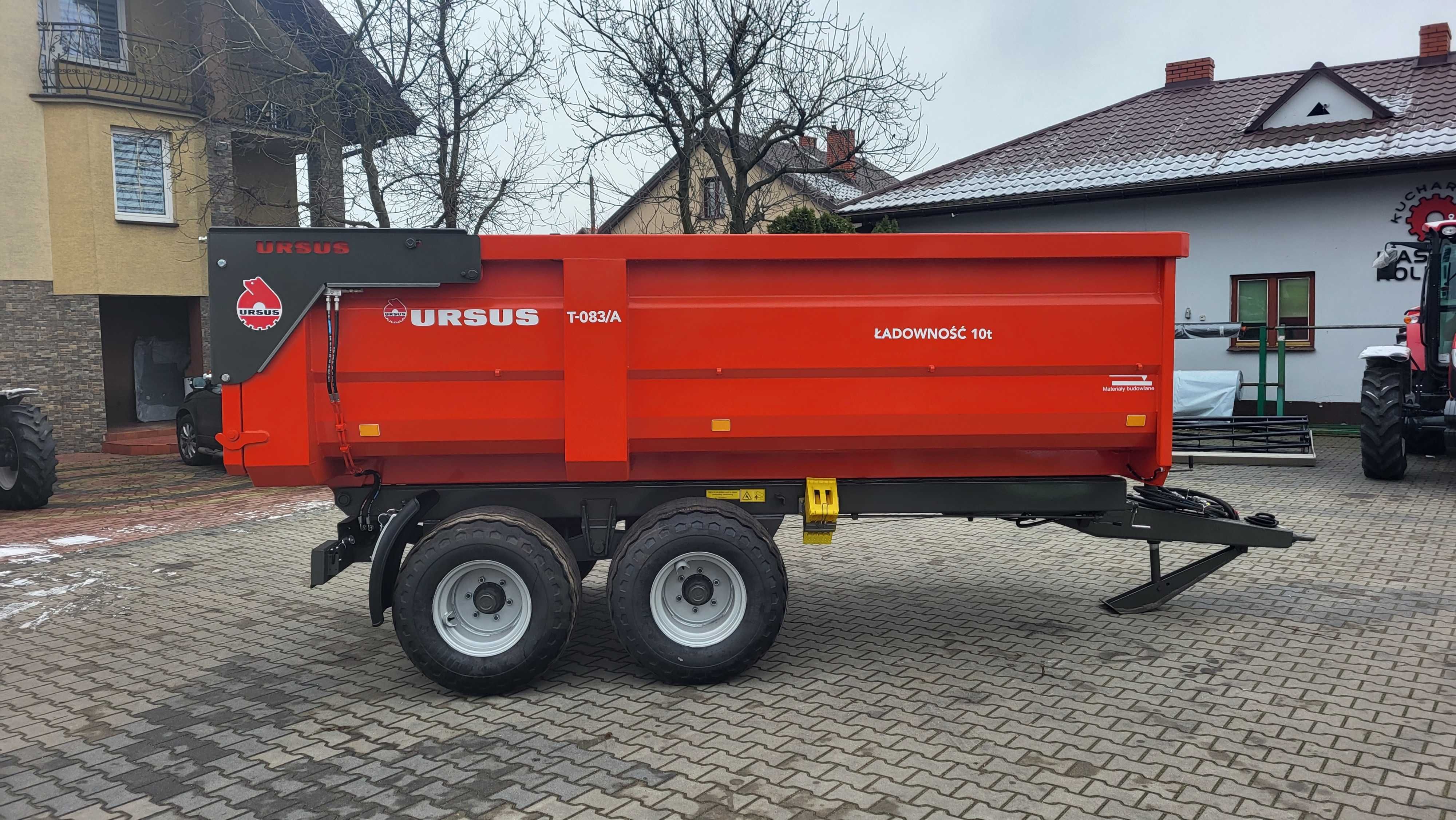 Przyczepa skorupowa tandem budowlana 10 TON Ursus T-083/A