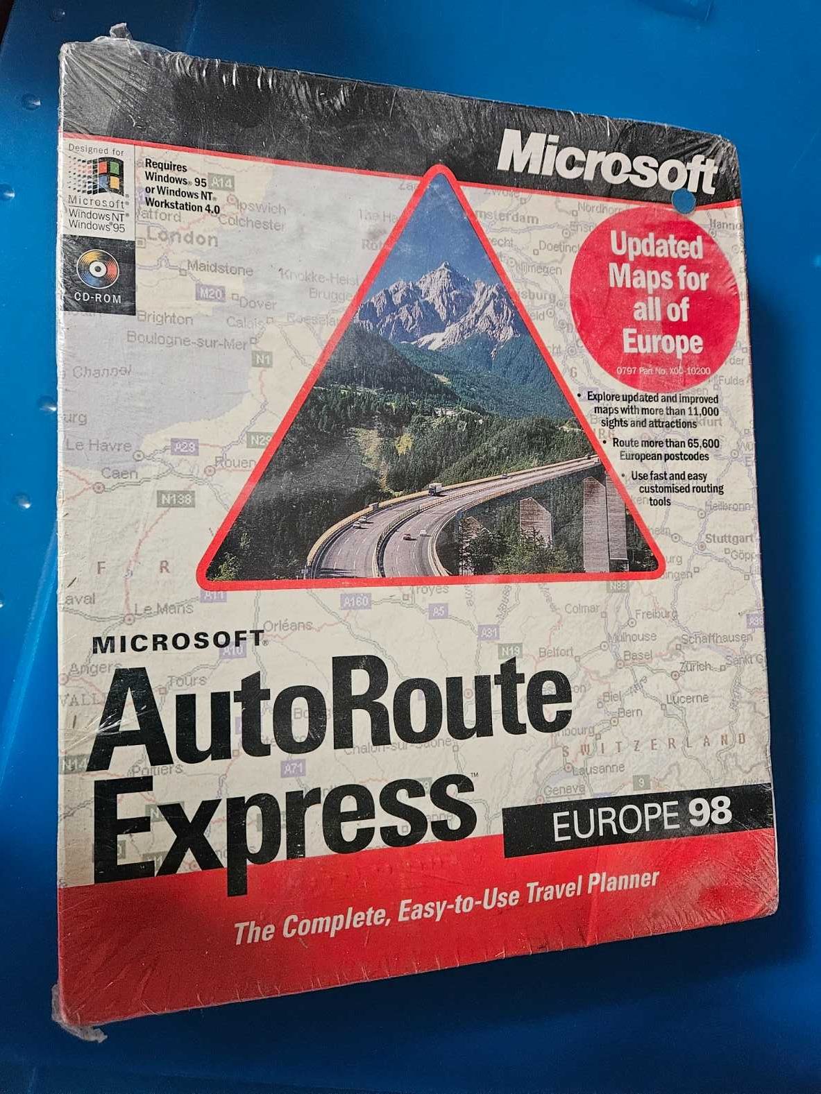 Software Microsoft AutoRoute Express - NOVO. SELADO.