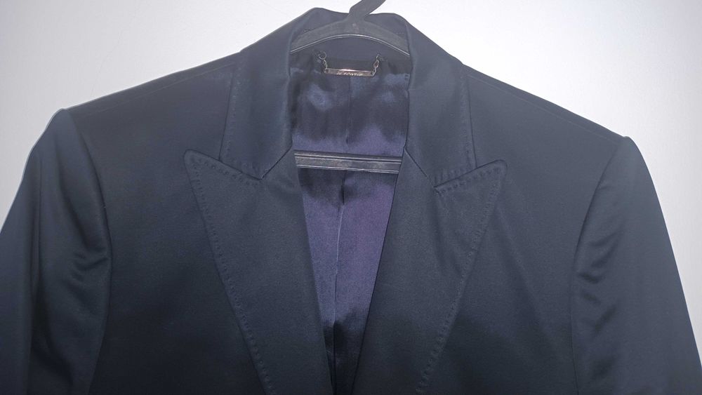 Blazer azul escuro da Decenio