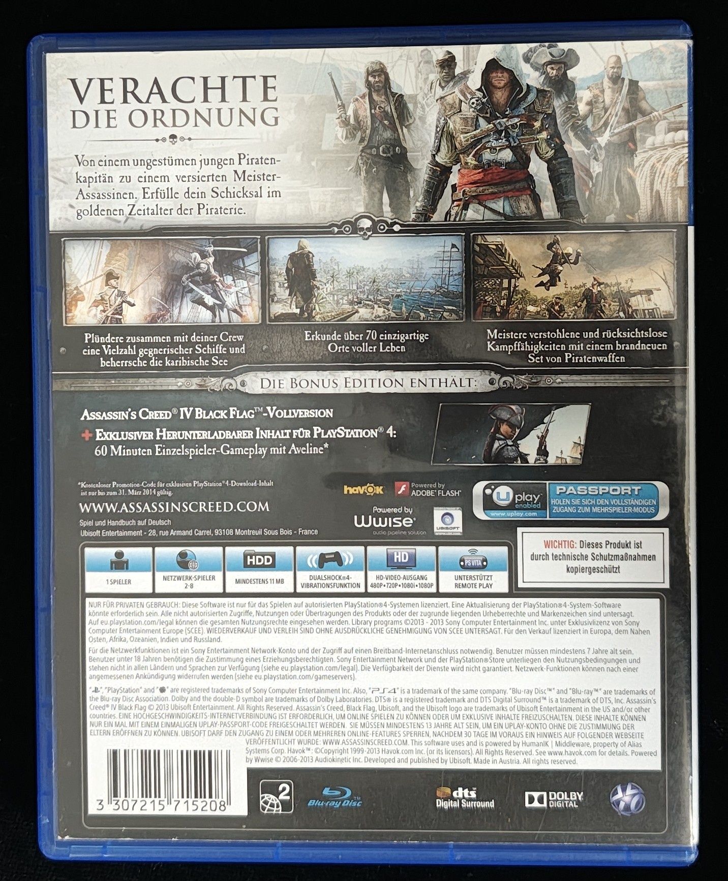 Assassin's Creed Black Flag PL na PS4 i PS5 po polsku Gra w BDB stanie