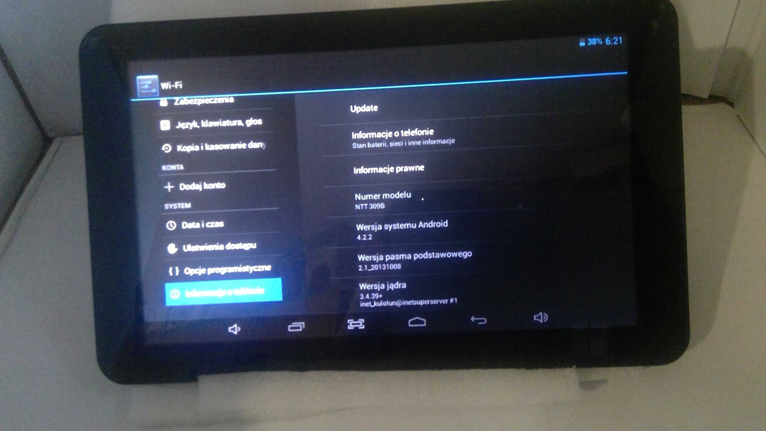 Tablet Ntt 309 B nr1484