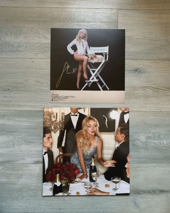 Sabrina Carpenter Mans Best Friend Vinil Vermelho Autografado