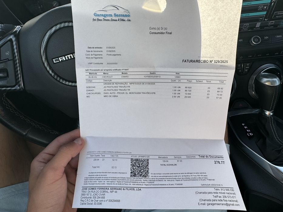 Chevrolet Camaro 2.0 CABRIO