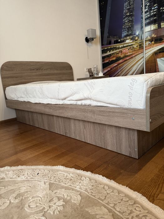 Ліжко 120×190 з матрацом, ДСП, Київ / Софіївська Борщагівка