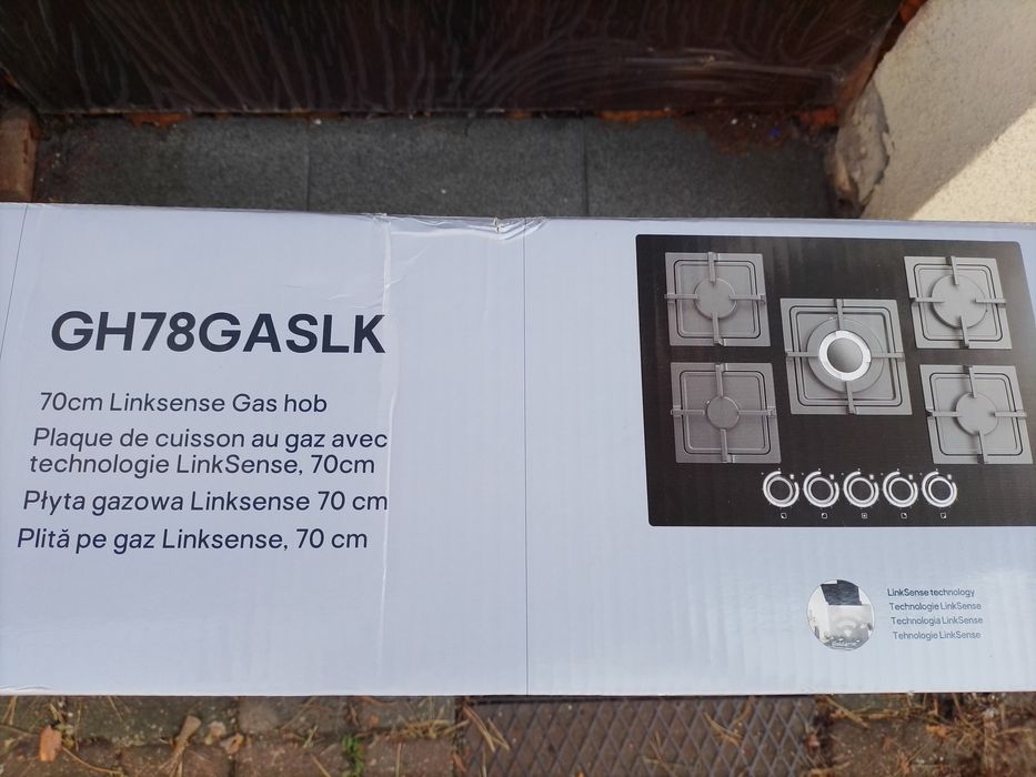 Płyta gazowa GoodHome GH78GASLK 70 cm 5 palników nowa szkło