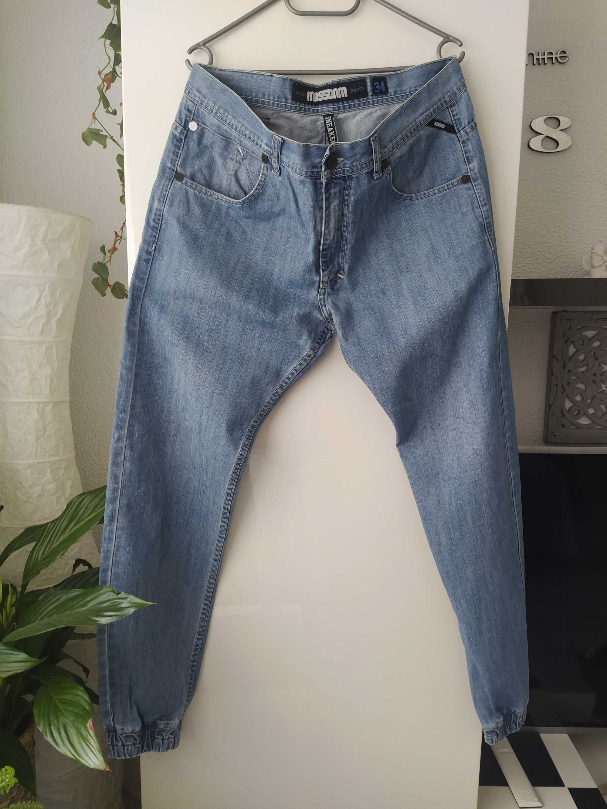Spodnie jeans MASS DNM joggers Sneaker Fit roz. 34 100% bawełna