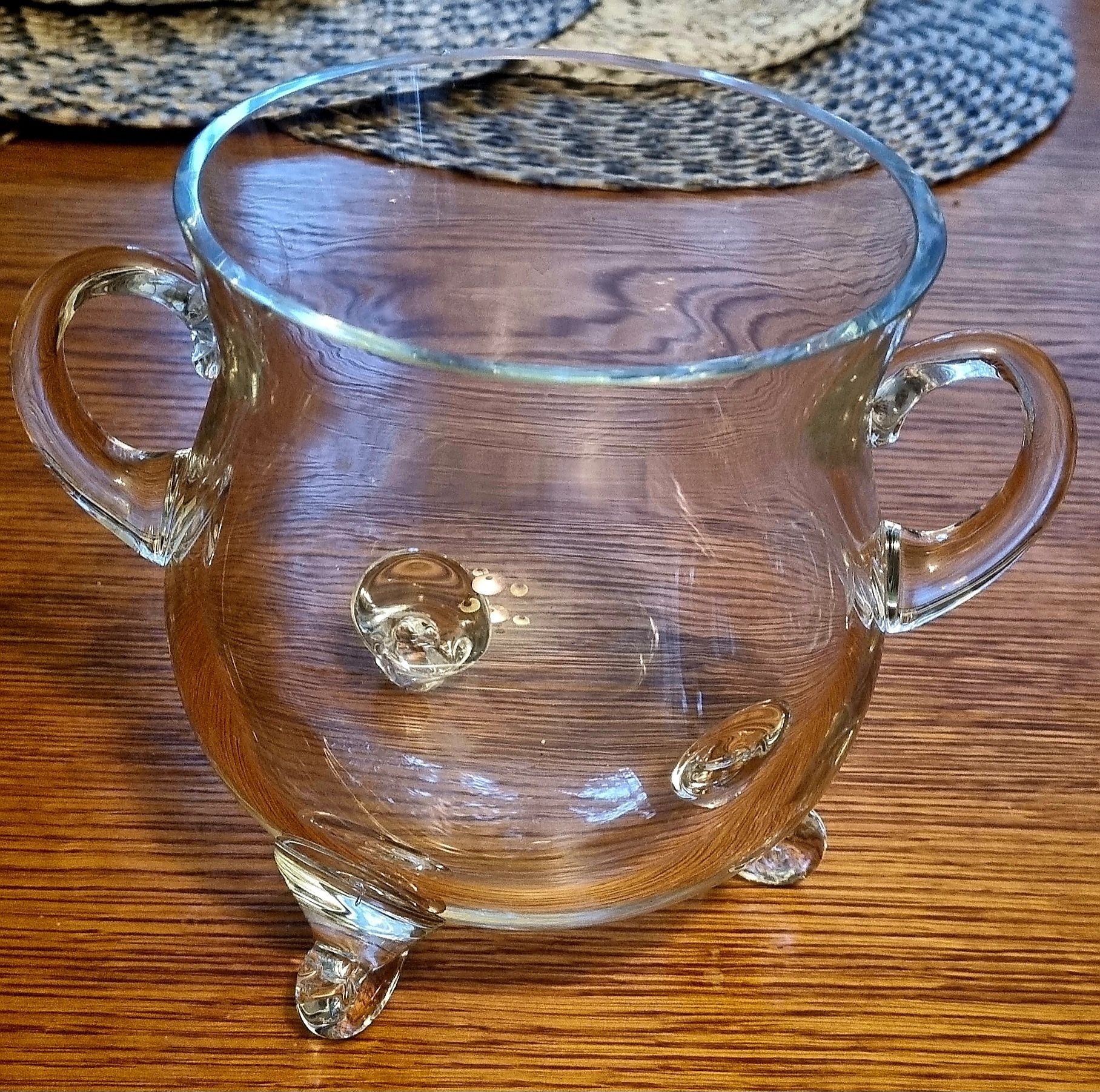 Pucharki szklany ze szkła krośnieńskiego ideał