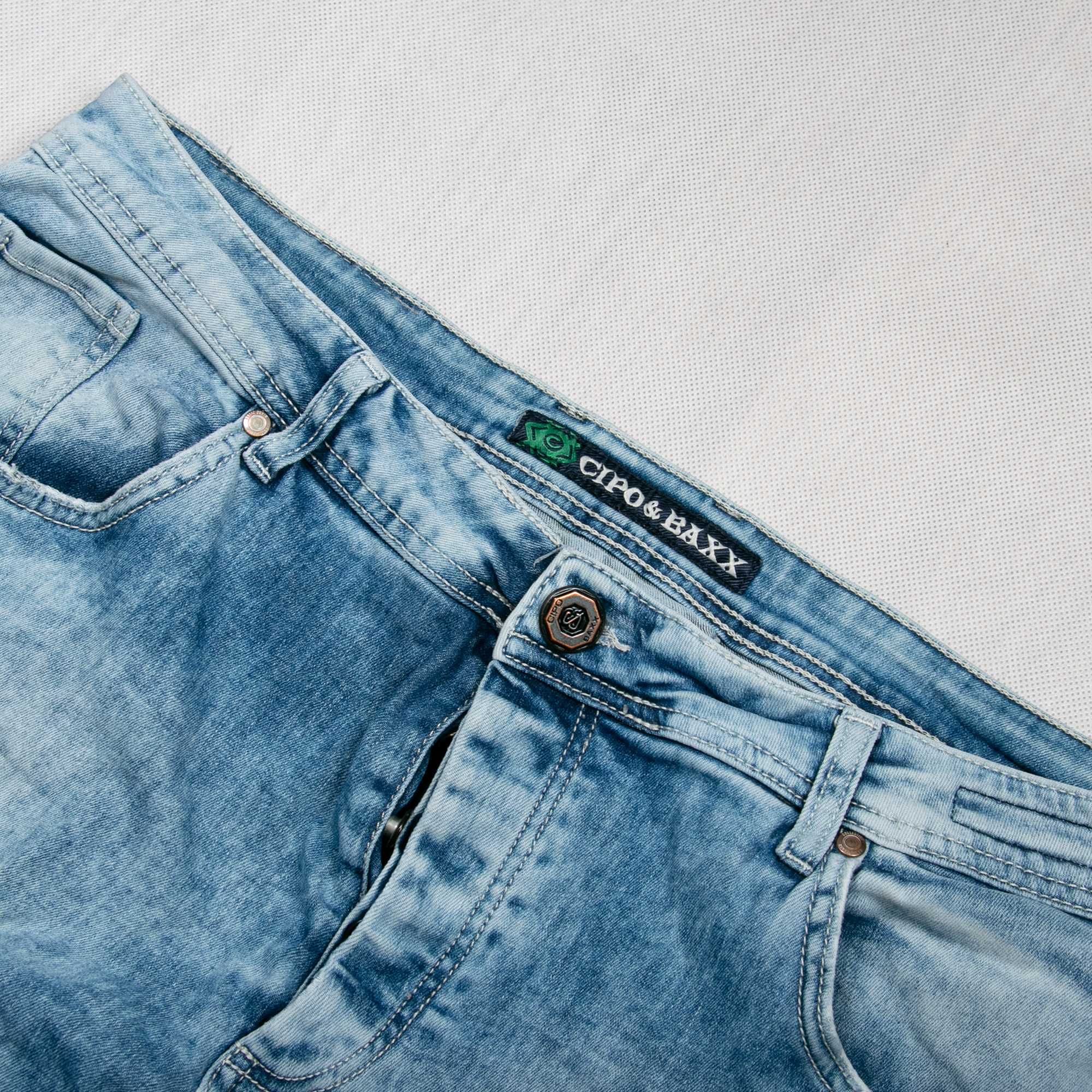 Cipo&Baxx Stacked pants spodnie jeansowe 38us/XL slim fit