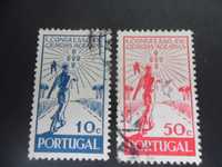 Selos Portugal 1943-Ciências Agrárias  série completa usados