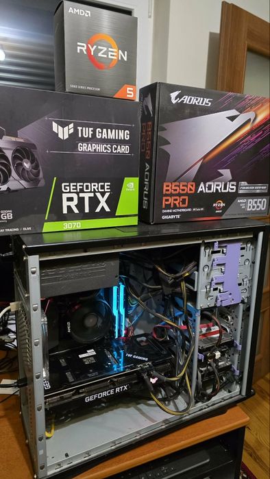 PC Gaming R5 5600X, RTX 3070 TUF, 32GB 3600MHz, SSD 970 EVO, WIN11PRO