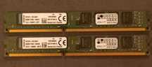 Pamięć do komputera stacjonarnego Kingston 2x 4GB DDR3 1333MHz