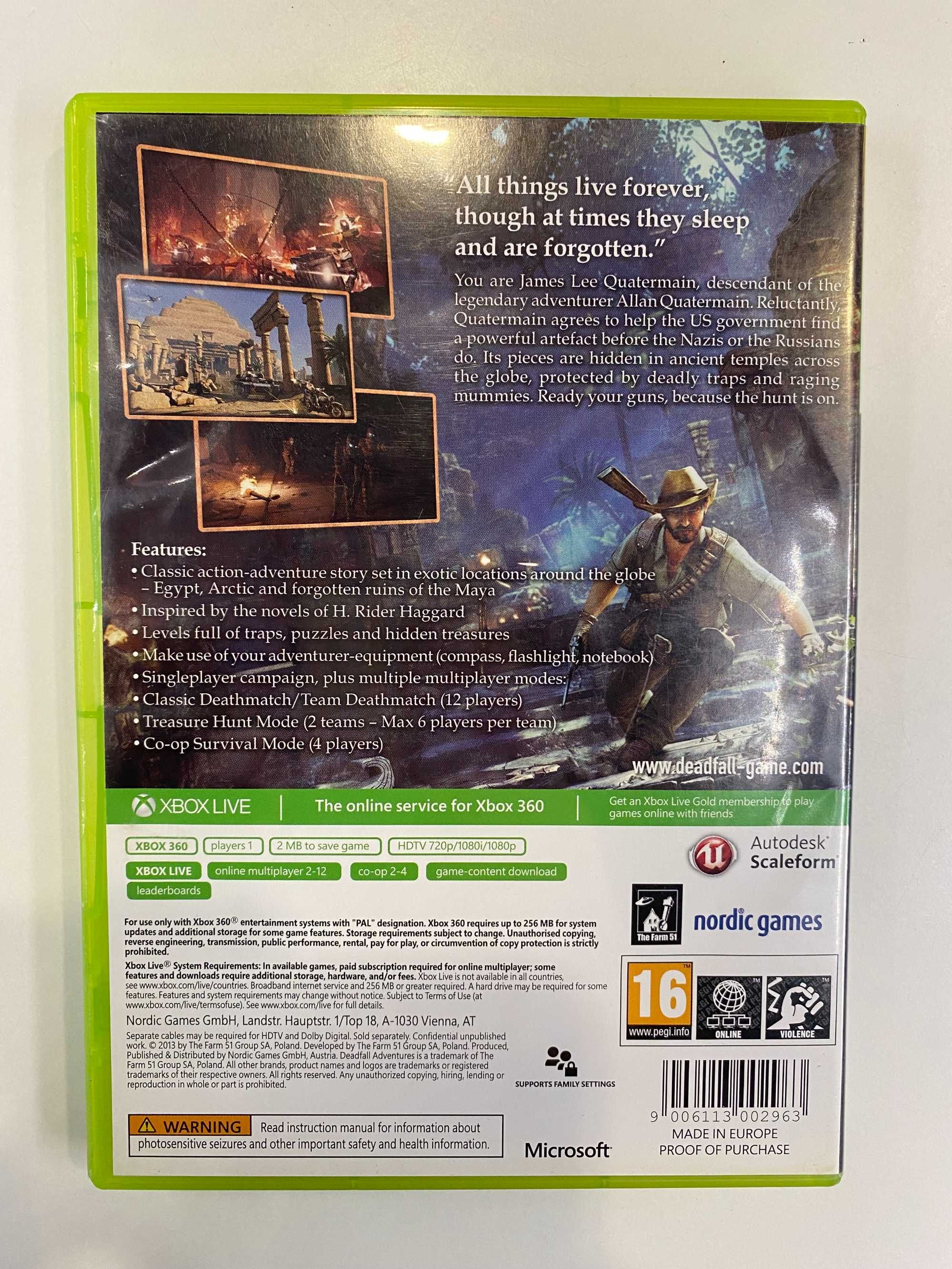 Deadfall Adventures Xbox 360 Sklep Iława