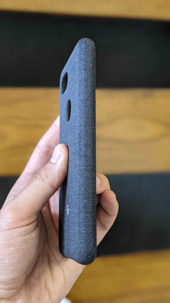 New Чехол Google Pixel 3a Fabric Carbon Тканевый Чохол Черный