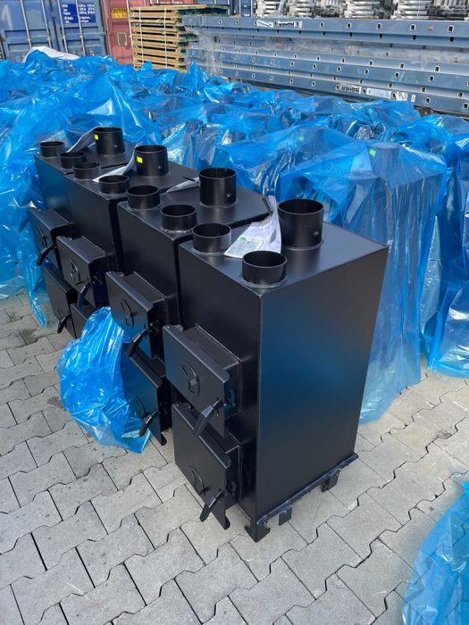 Piec nadmuchowy PN1 15KW Dmuchawa HIGHER + WENTYLATOR 3 WYLOTY