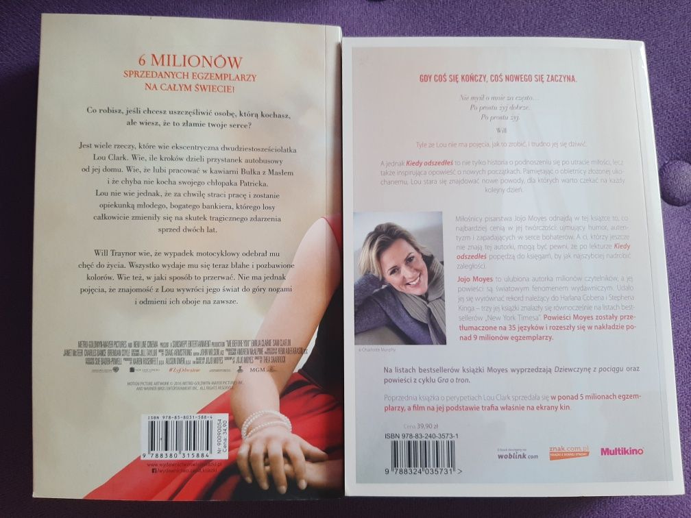 Jojo Moyes Zanim się pojawiłeś, Kiedy odszedłeś